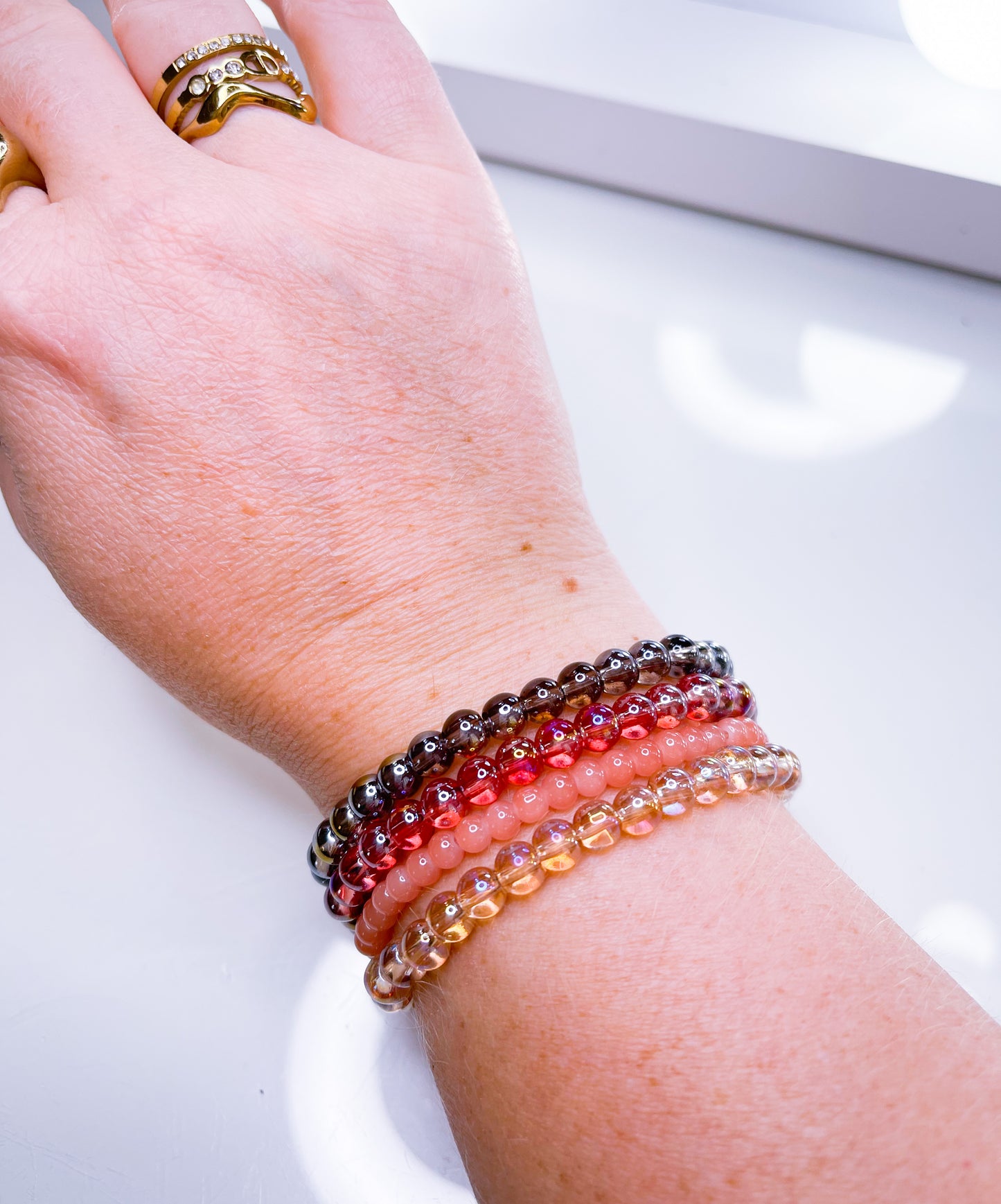 Armband Glass klein 8 Farben