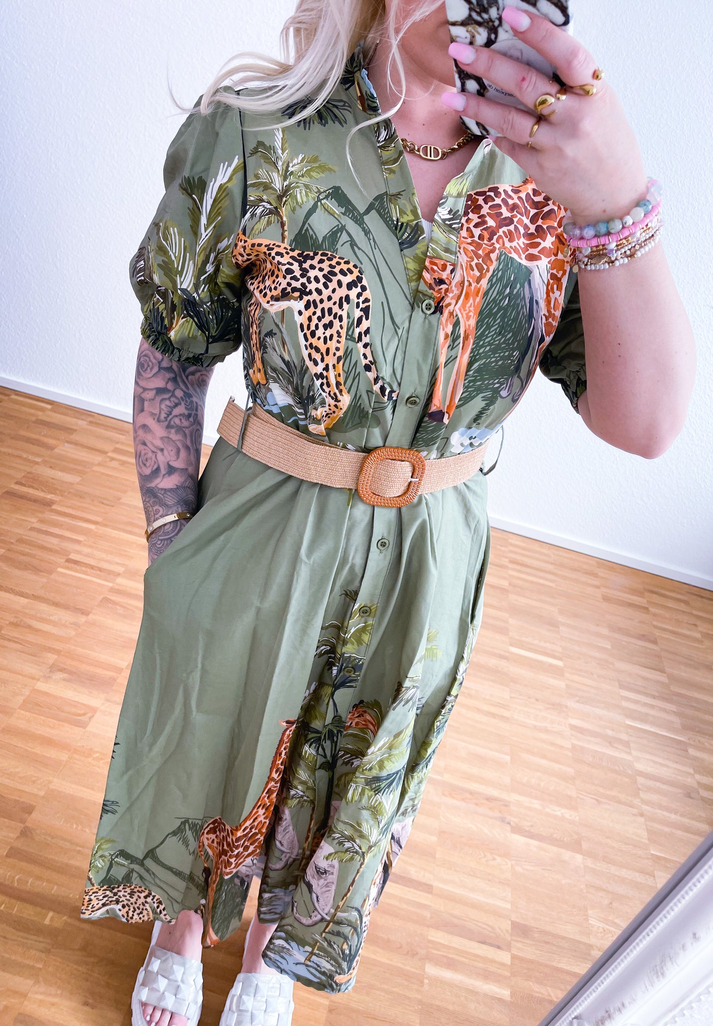 Kleid-Afrika 2 Farben