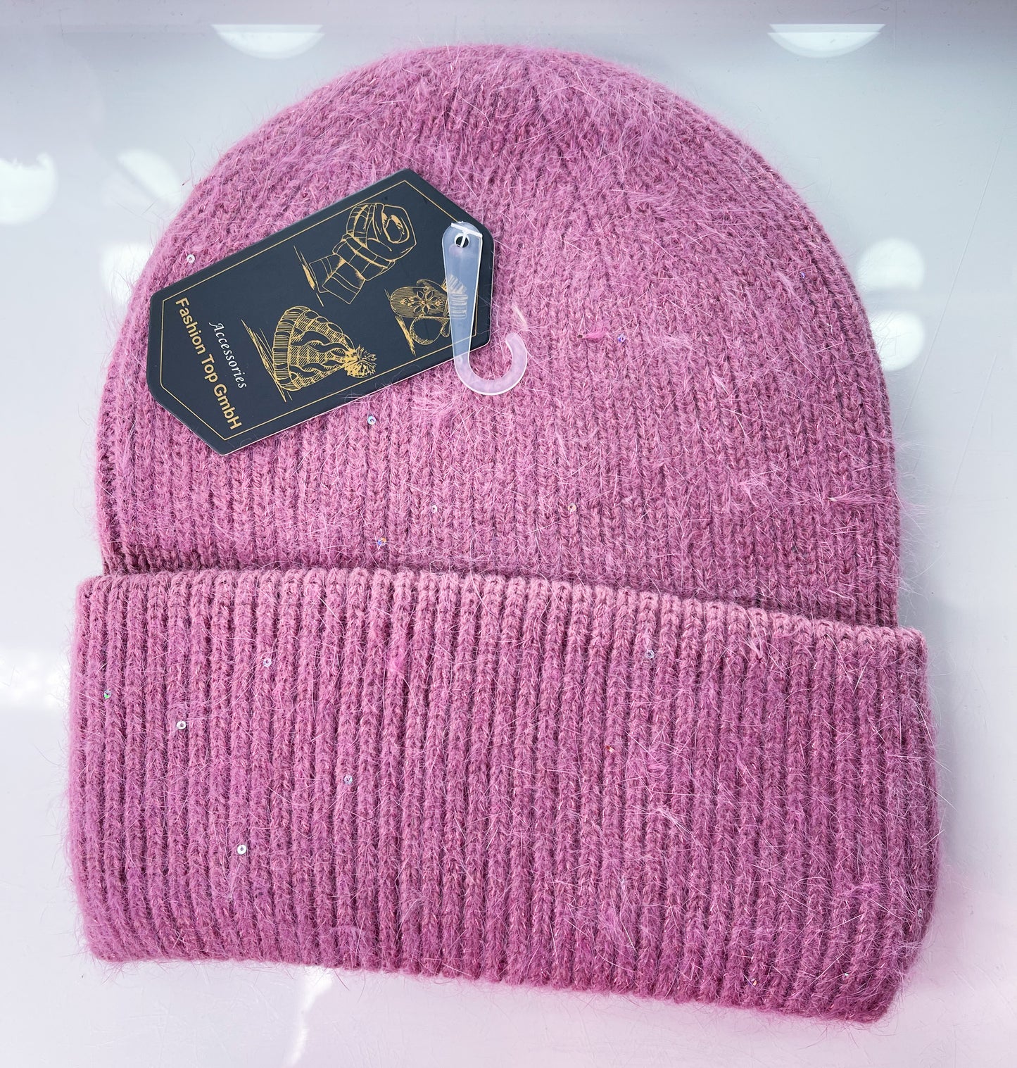Mütze Kaninchen Luxus 70% Angora