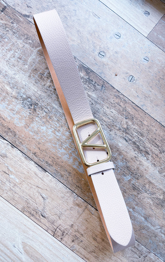 Gürtel-Leder-V-Breit