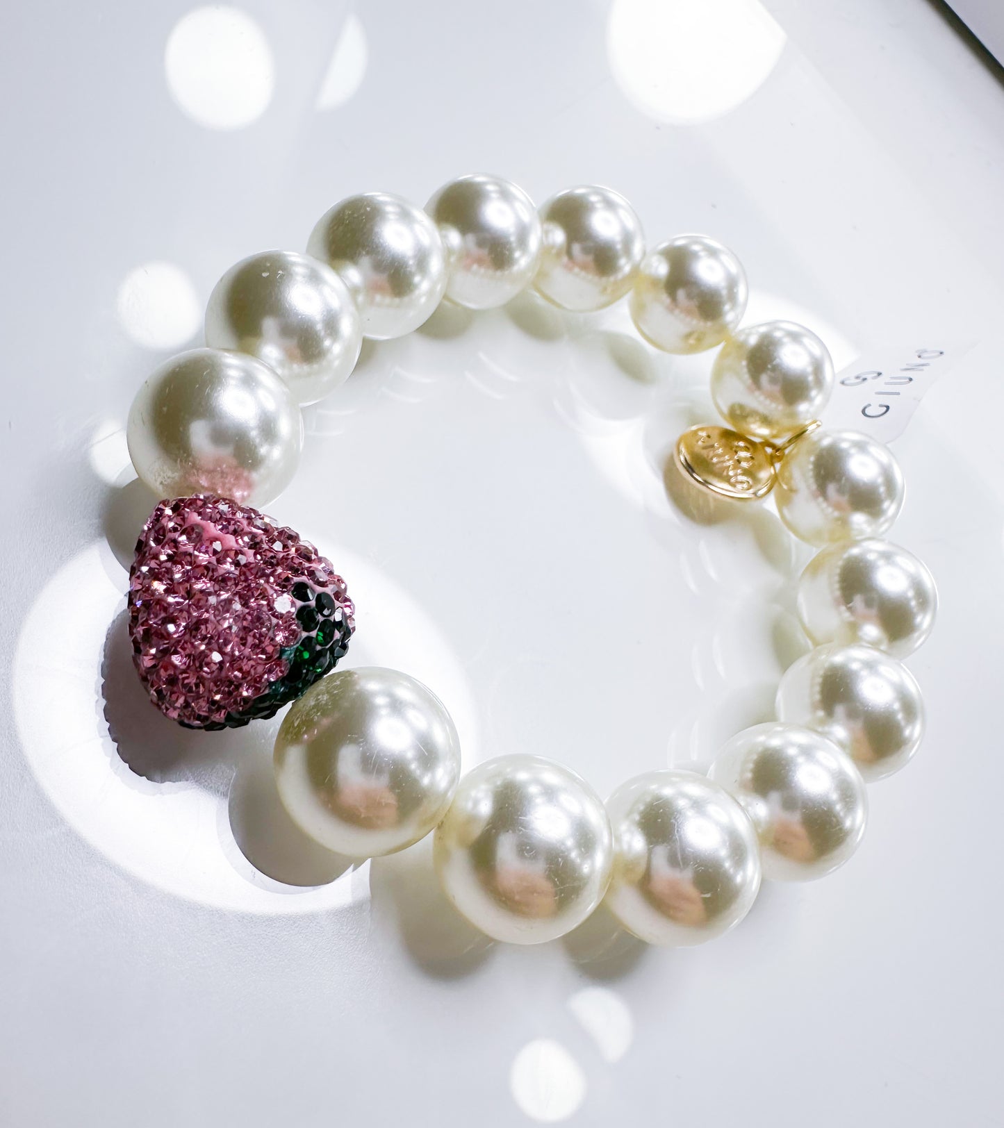 Armband- Pearl Erdbeere