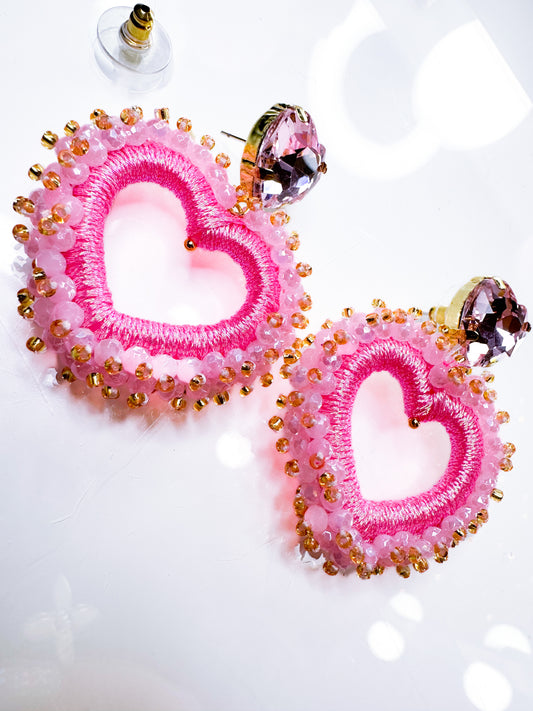 Ohrringe Herz 3 Farben