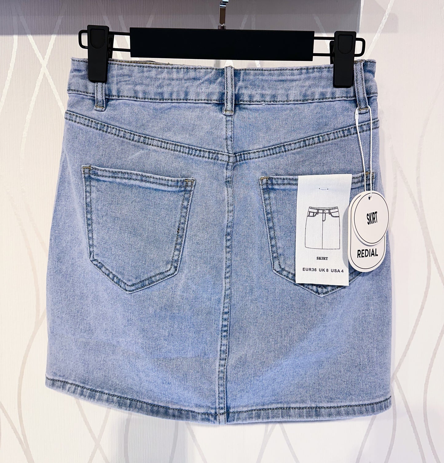 Jeansrock-Bling