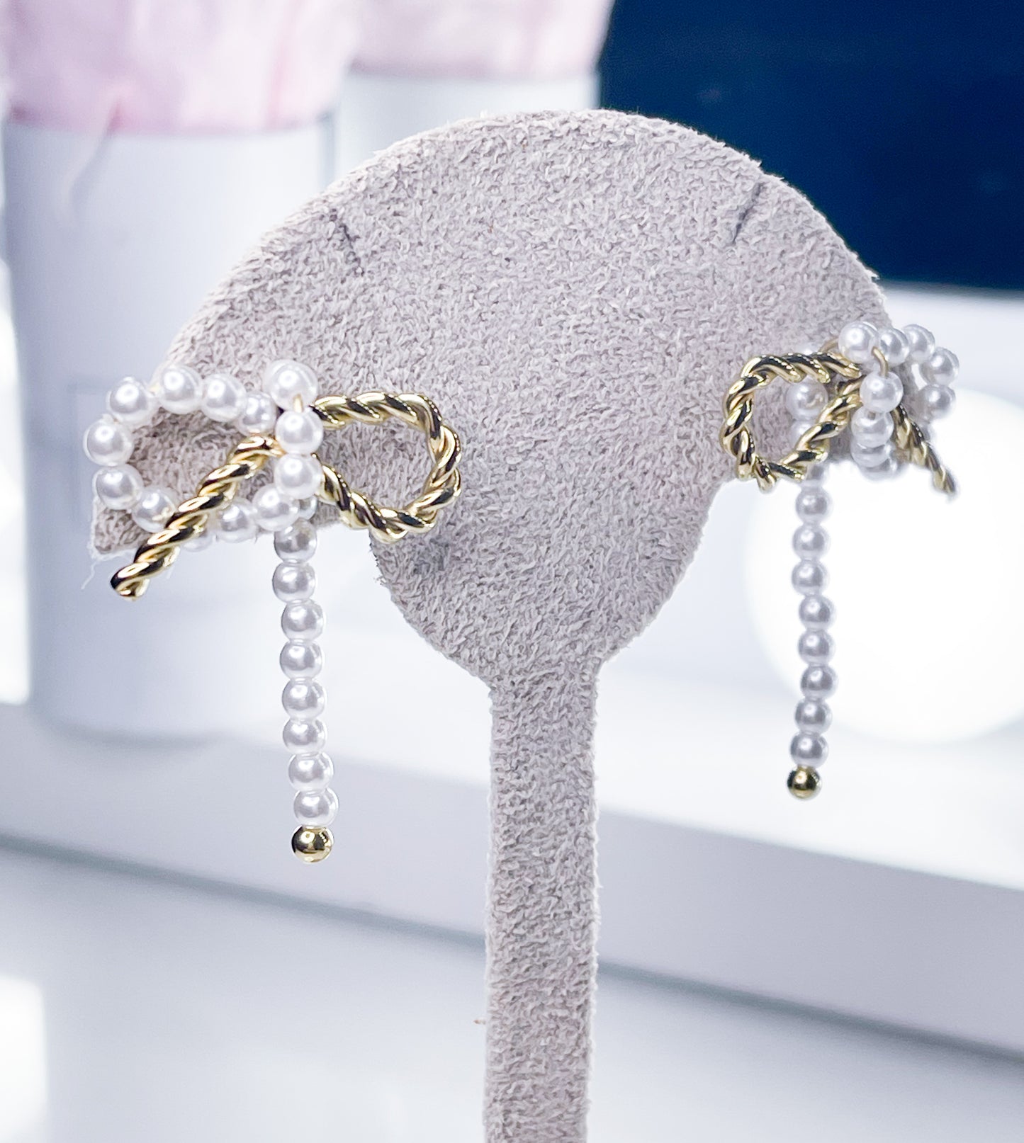 Ohrringe Schleife Pearl