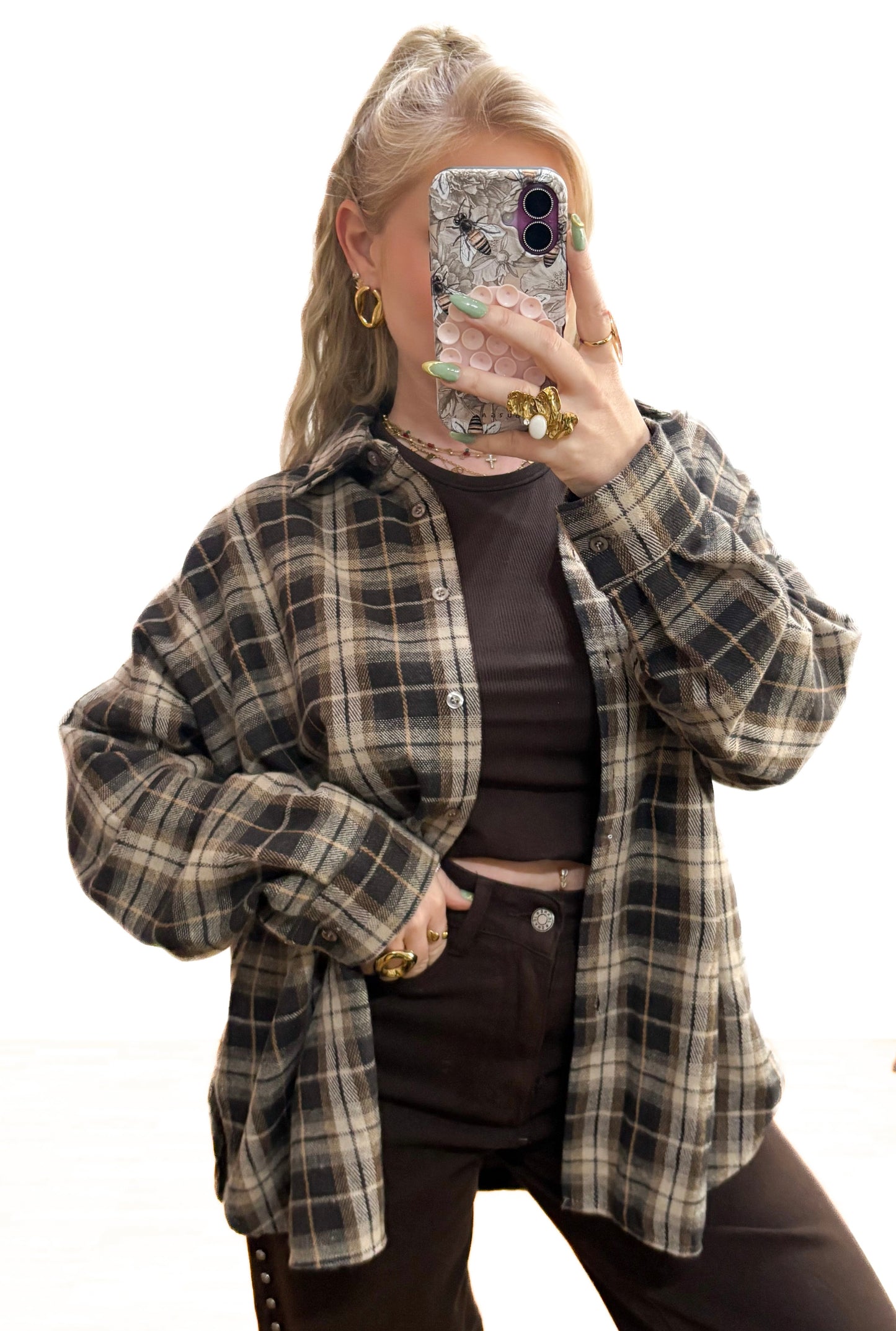 Hemd Karo zwei Farben Herbst Edition