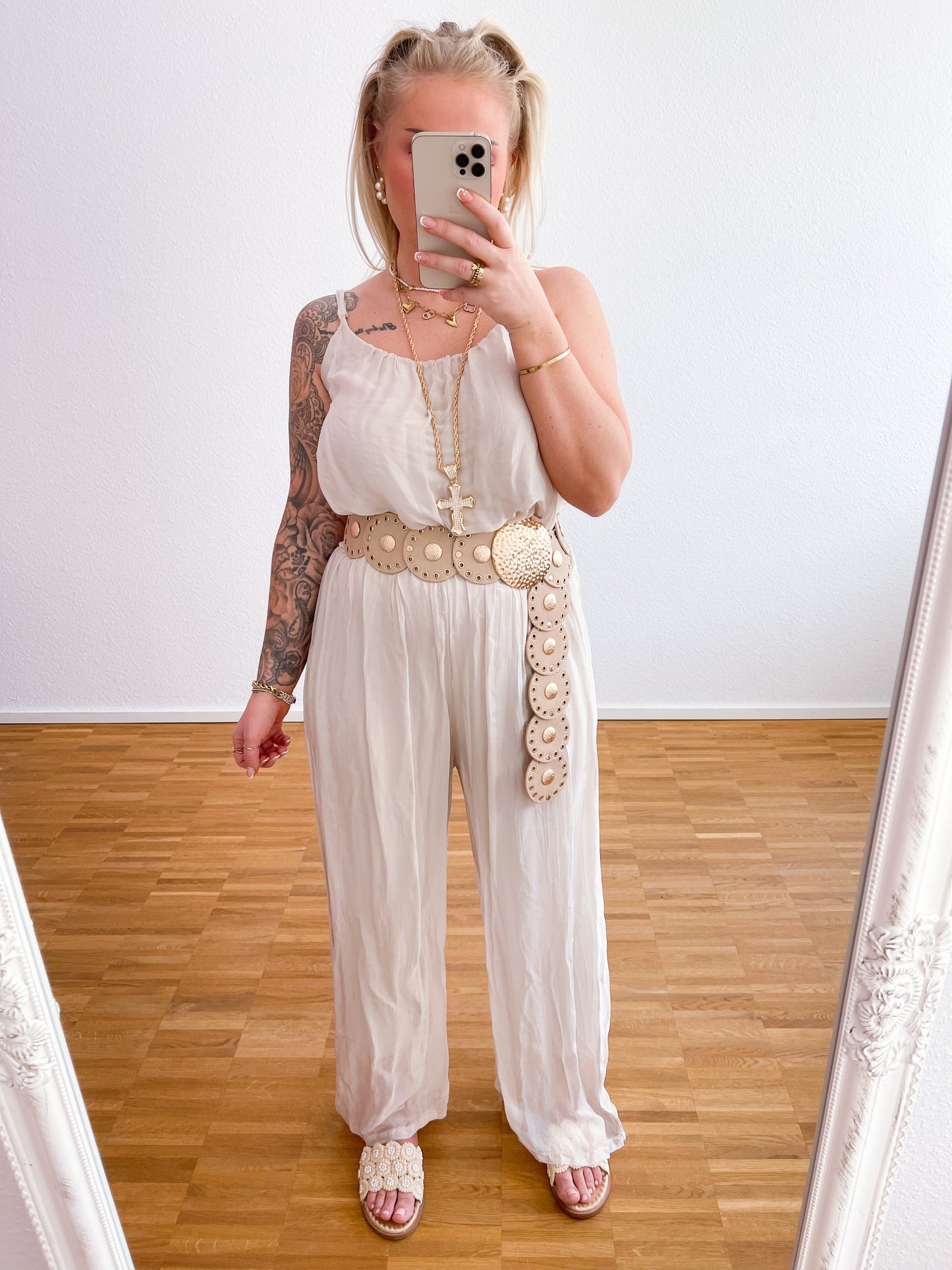 Overall Boho Creme