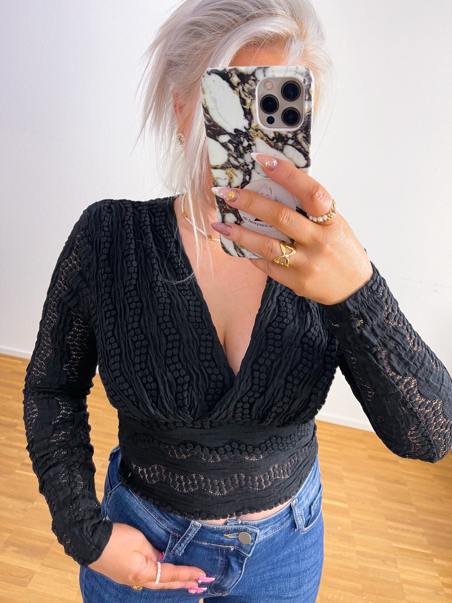 Top Spitze 2 Farben