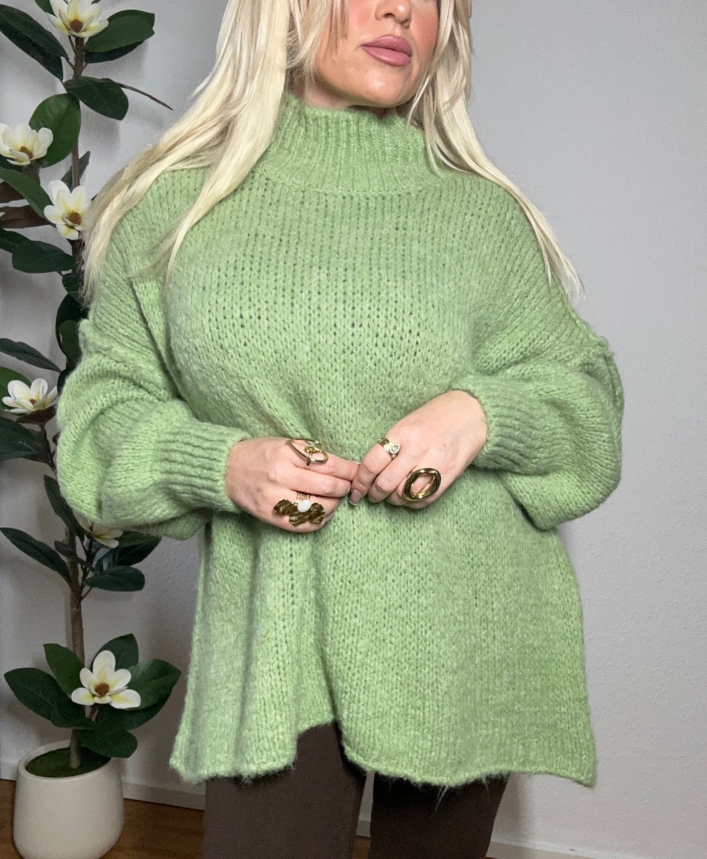 Strickpullover Lolita mit Rollkragen super weich 5 Farben