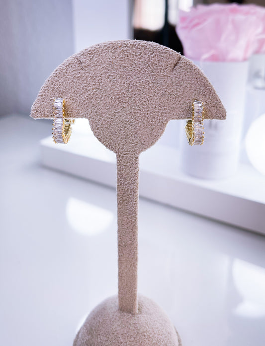 Herz-Ohrringe Mini Gold&Silber