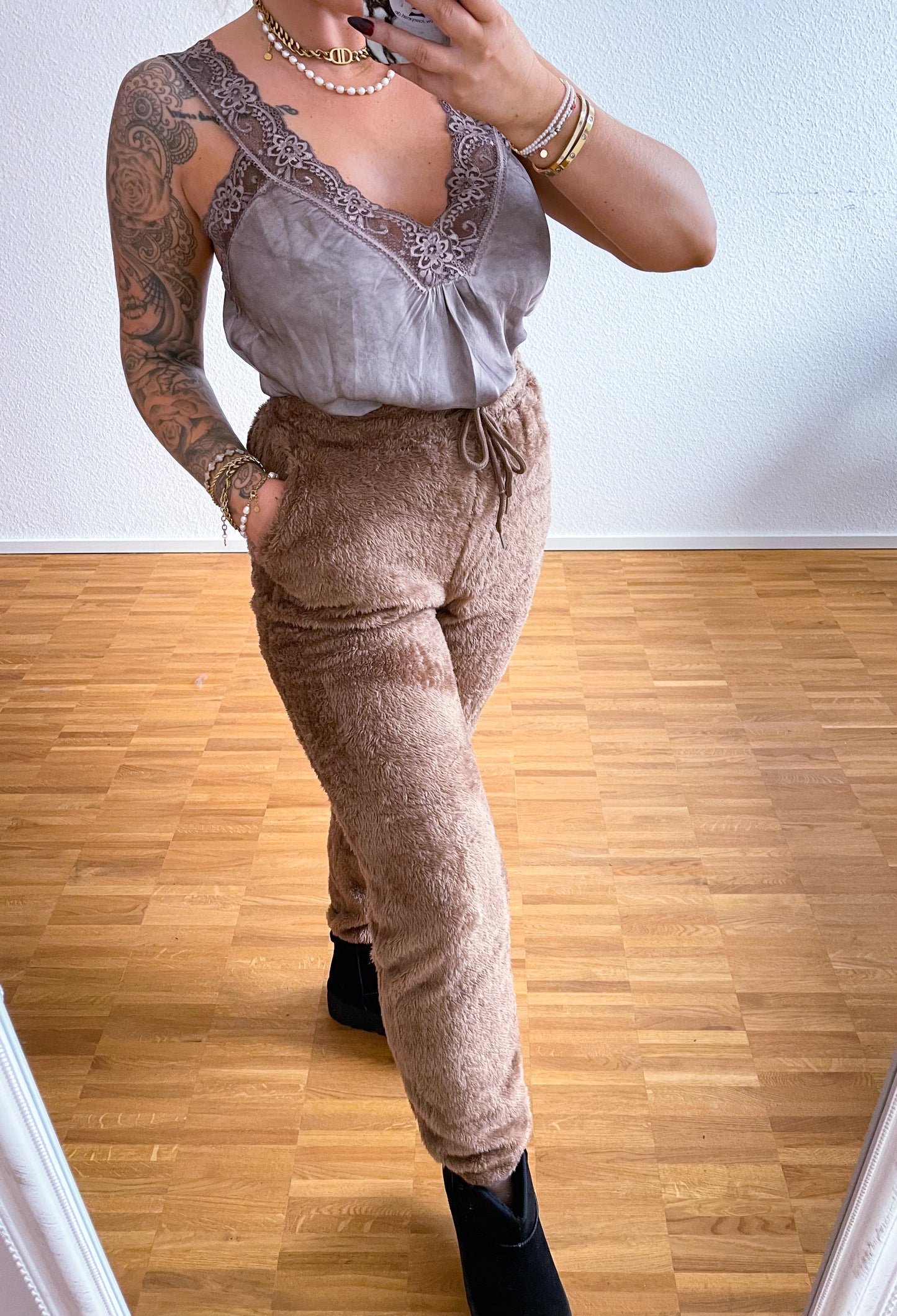 Hose Teddy Schoko