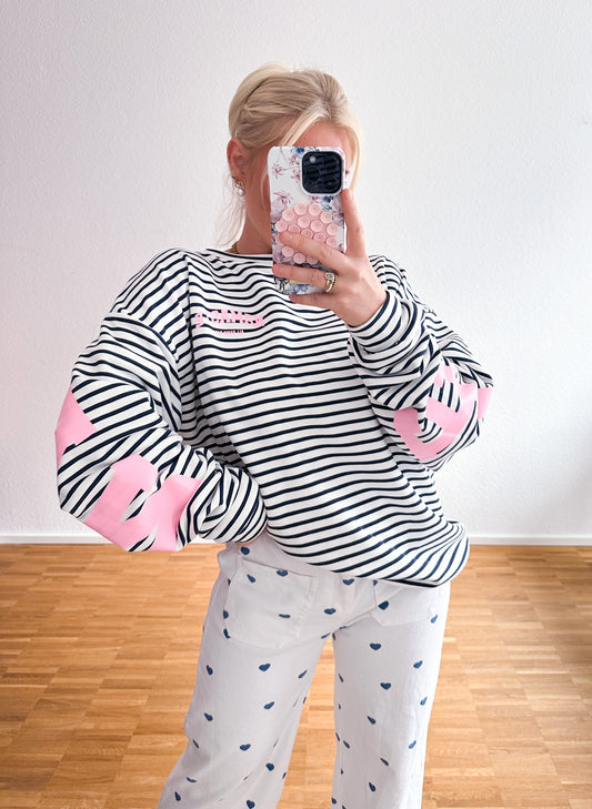 Sweatshirt Namaste Streifen 5 Farben