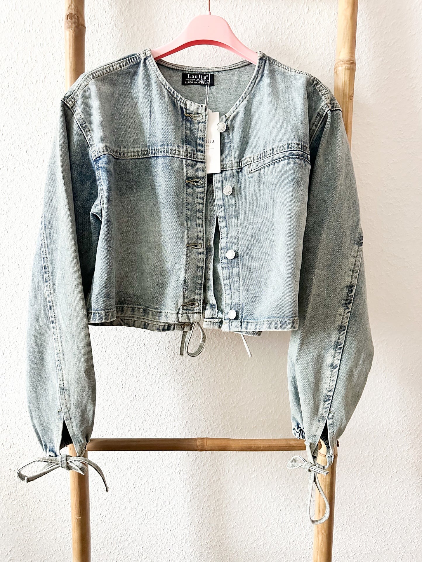 Jeansjacke Schleife Basic
