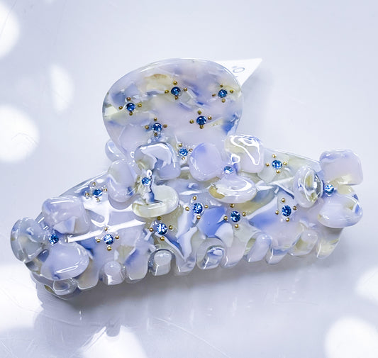 Haarklammer Blume-Bling 4 Farben