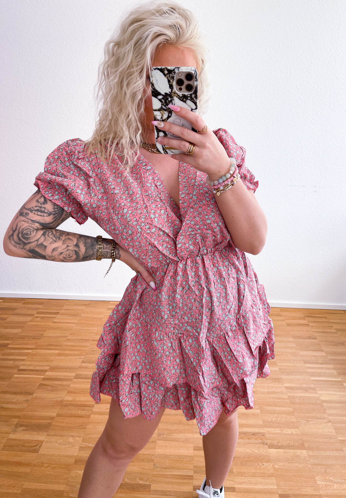 Kleid-Blümchen 6 Farben