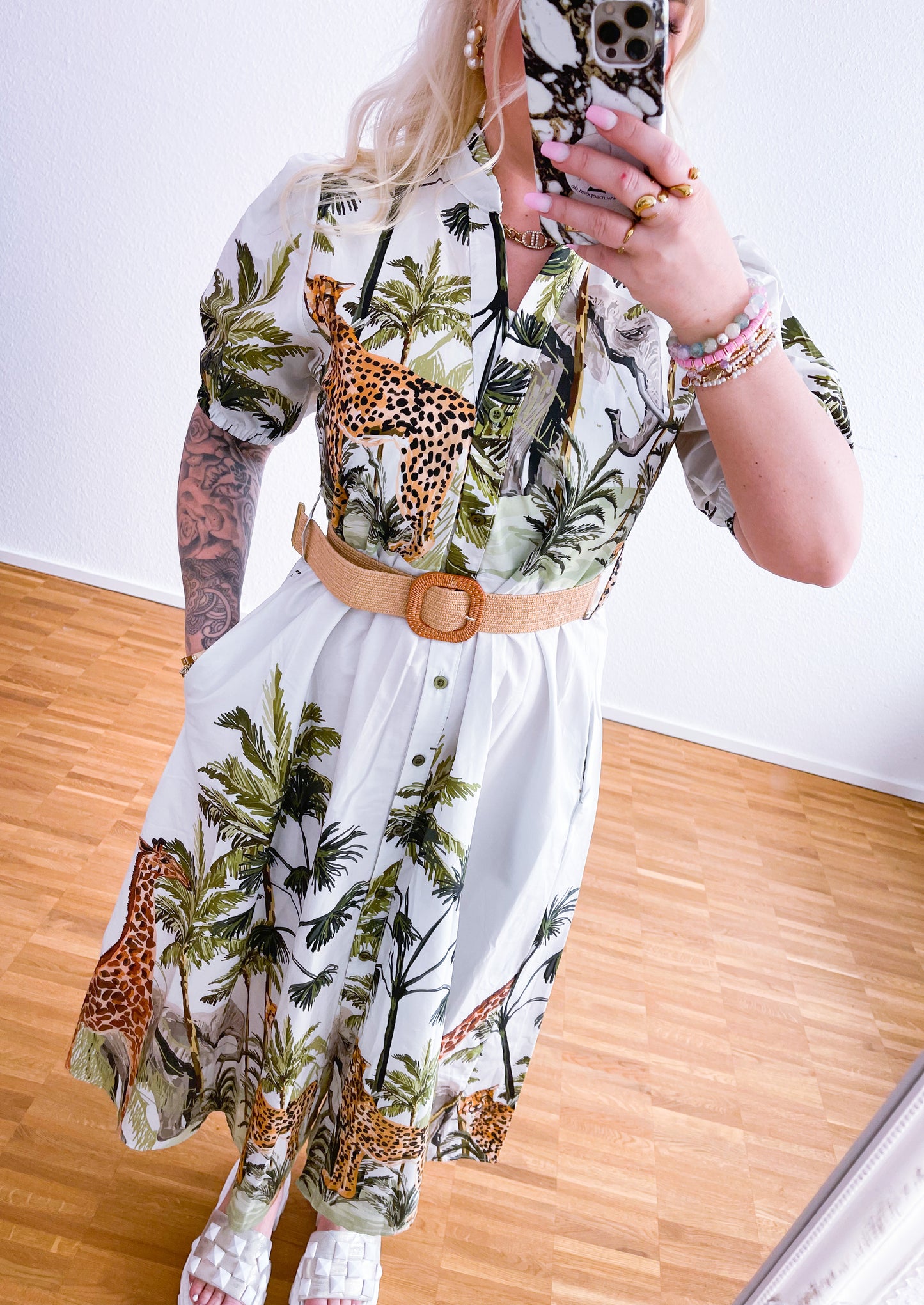 Kleid-Afrika 2 Farben