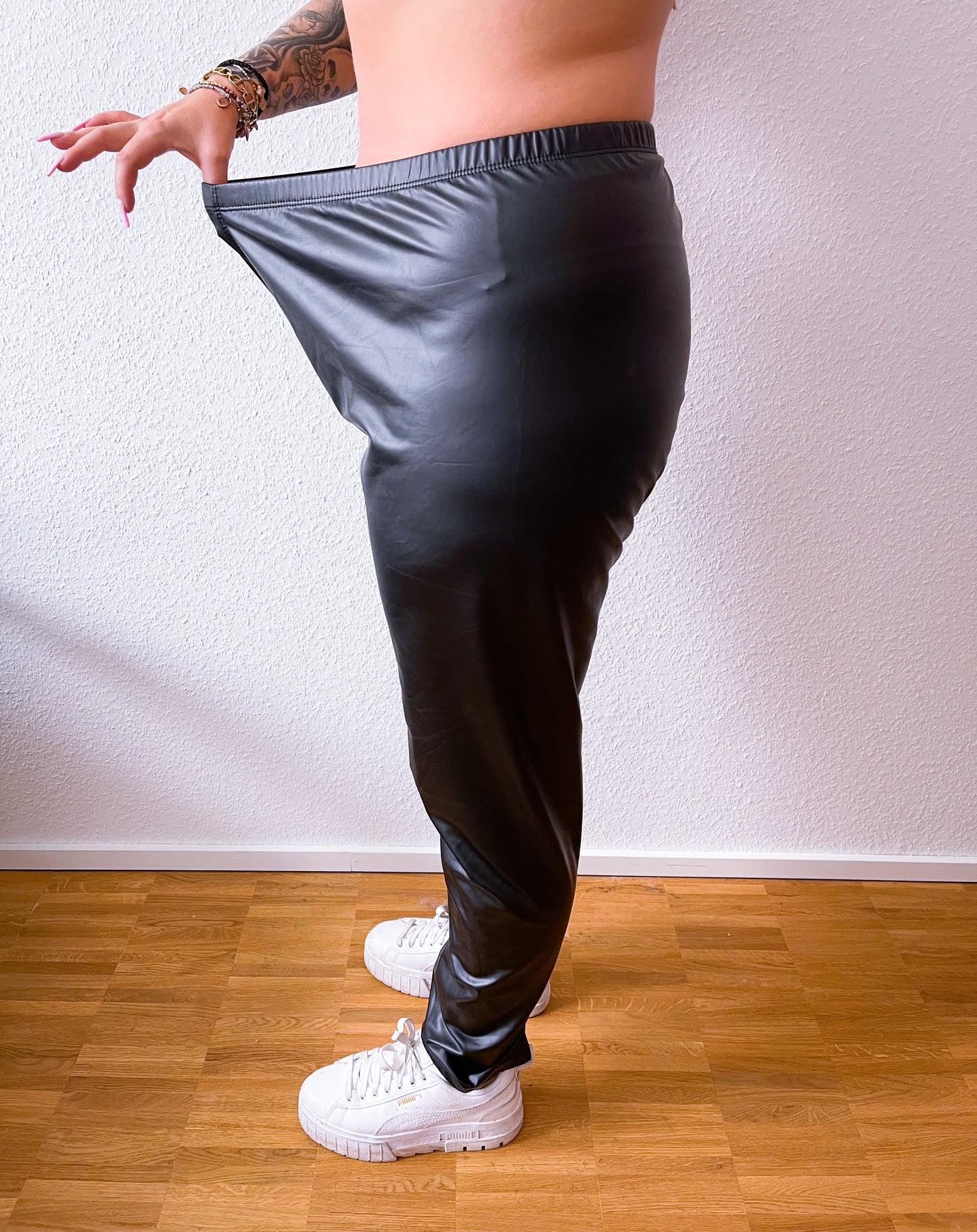 Lederleggings Thermo