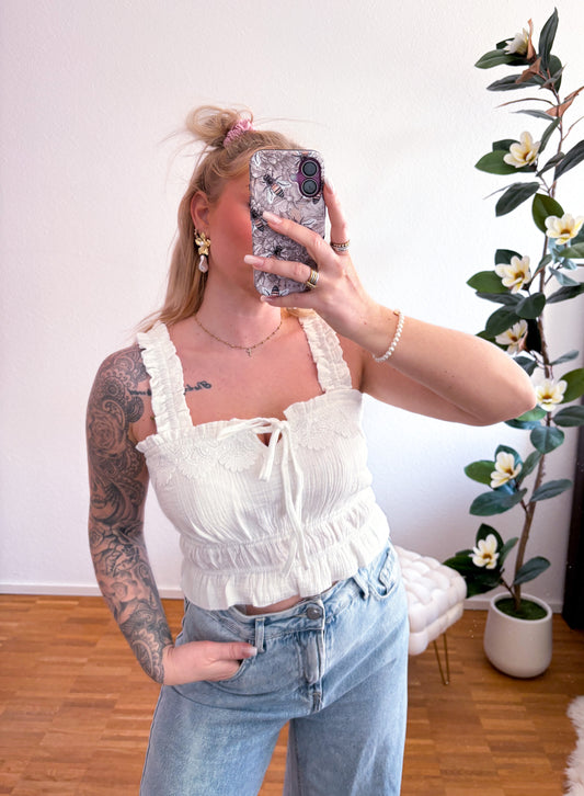 Top Musselin Barock in 2 Farben