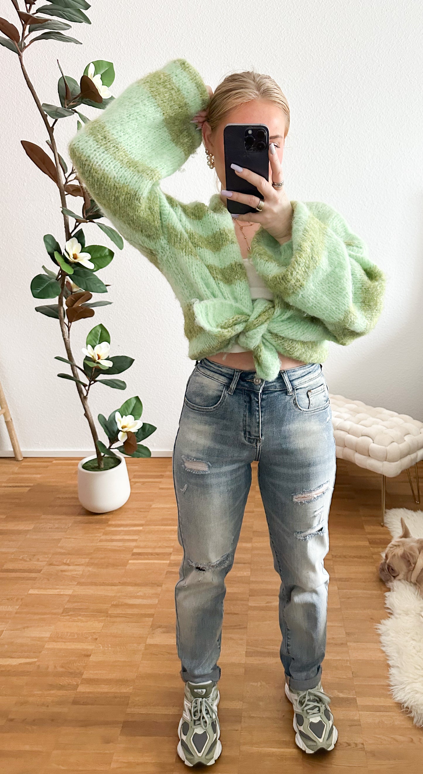 Jeanshose Mom Fit Hello Miss 98cm Länge