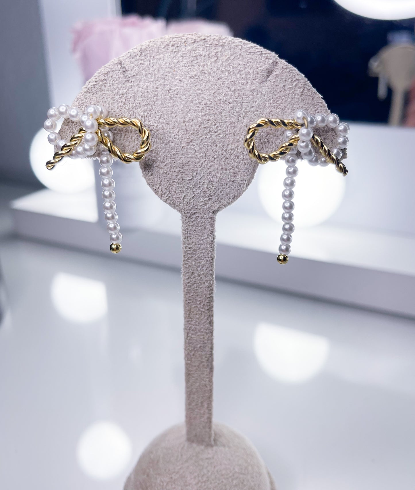 Ohrringe Schleife Pearl