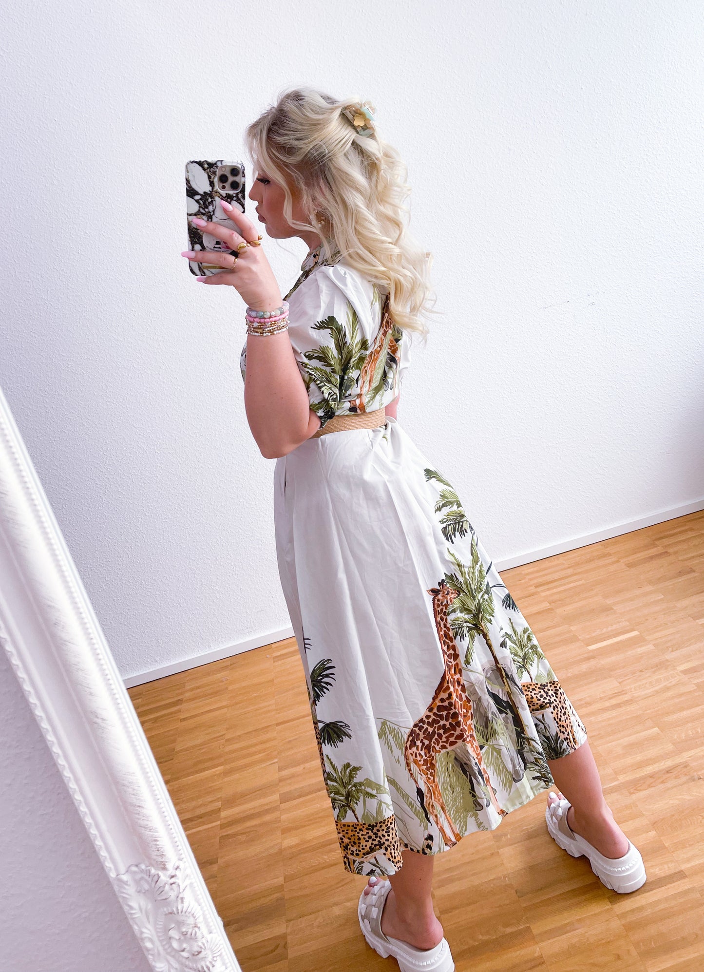 Kleid-Afrika 2 Farben