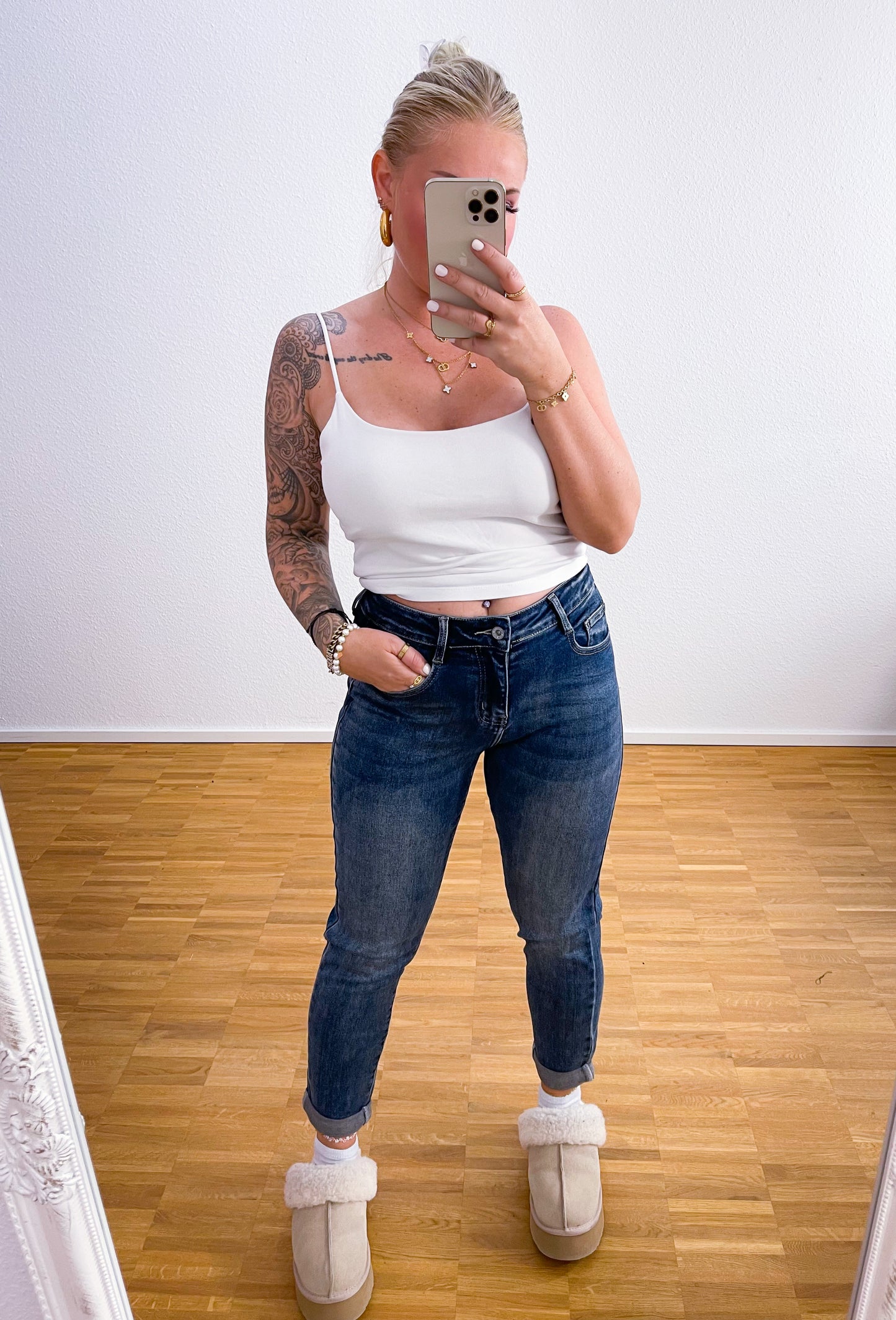Jeanshose Mom Fit