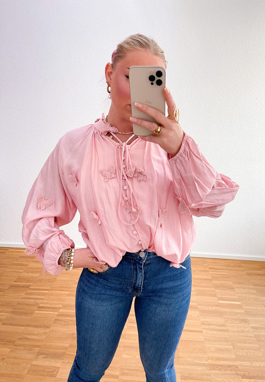 Bluse Schmetterling