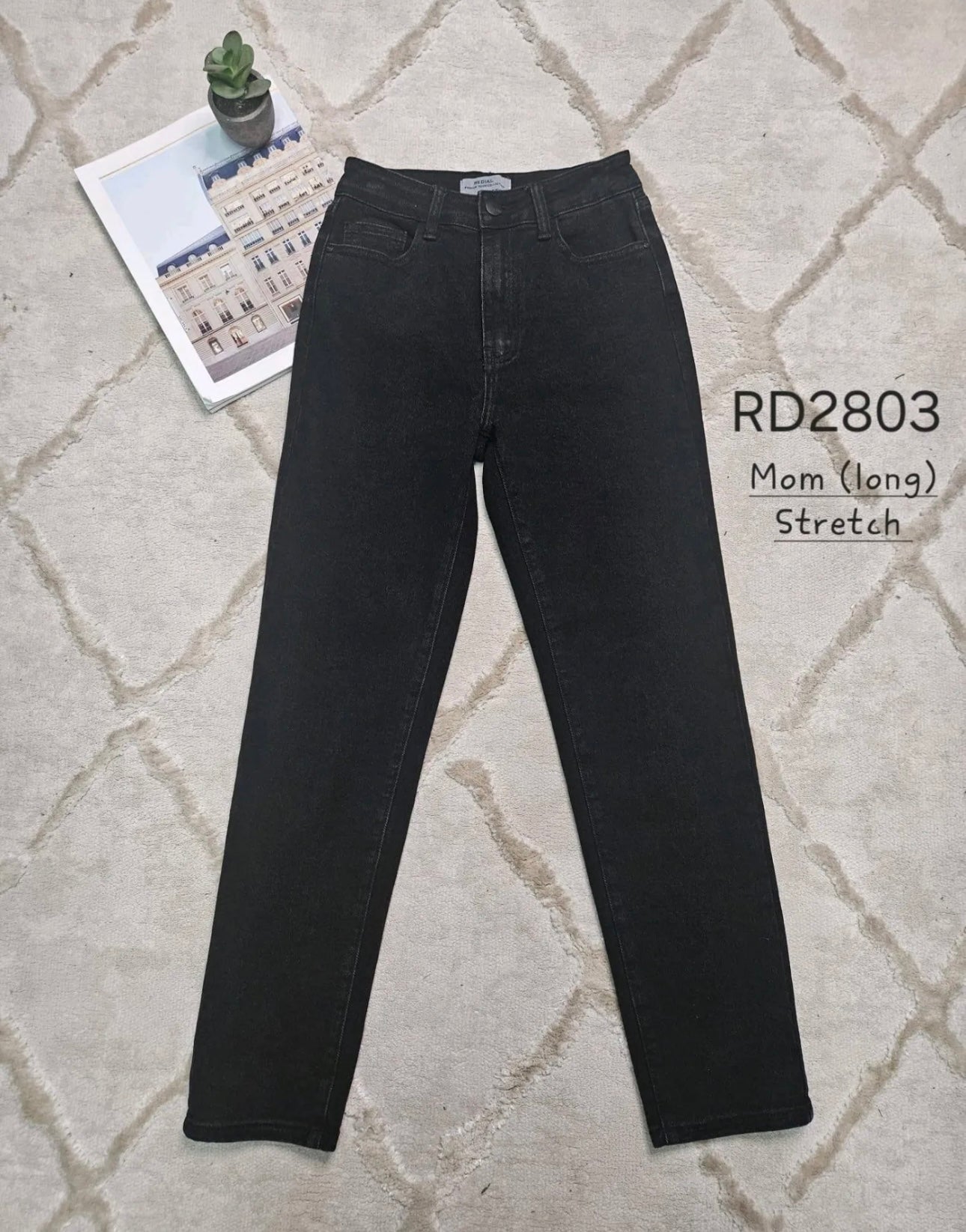 Jeanshose-MOM-Stretch 3 Farben