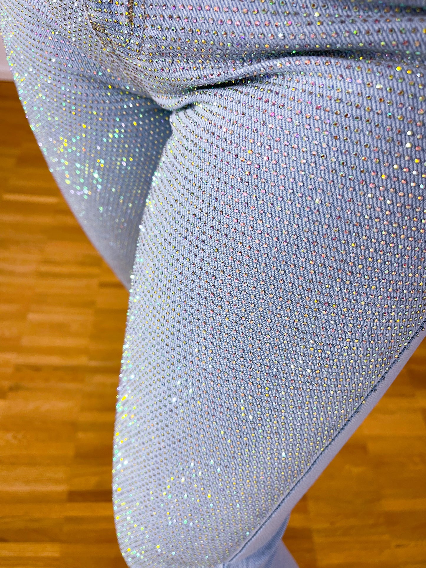 Jeanshose-MOM-Rainbow-Bling