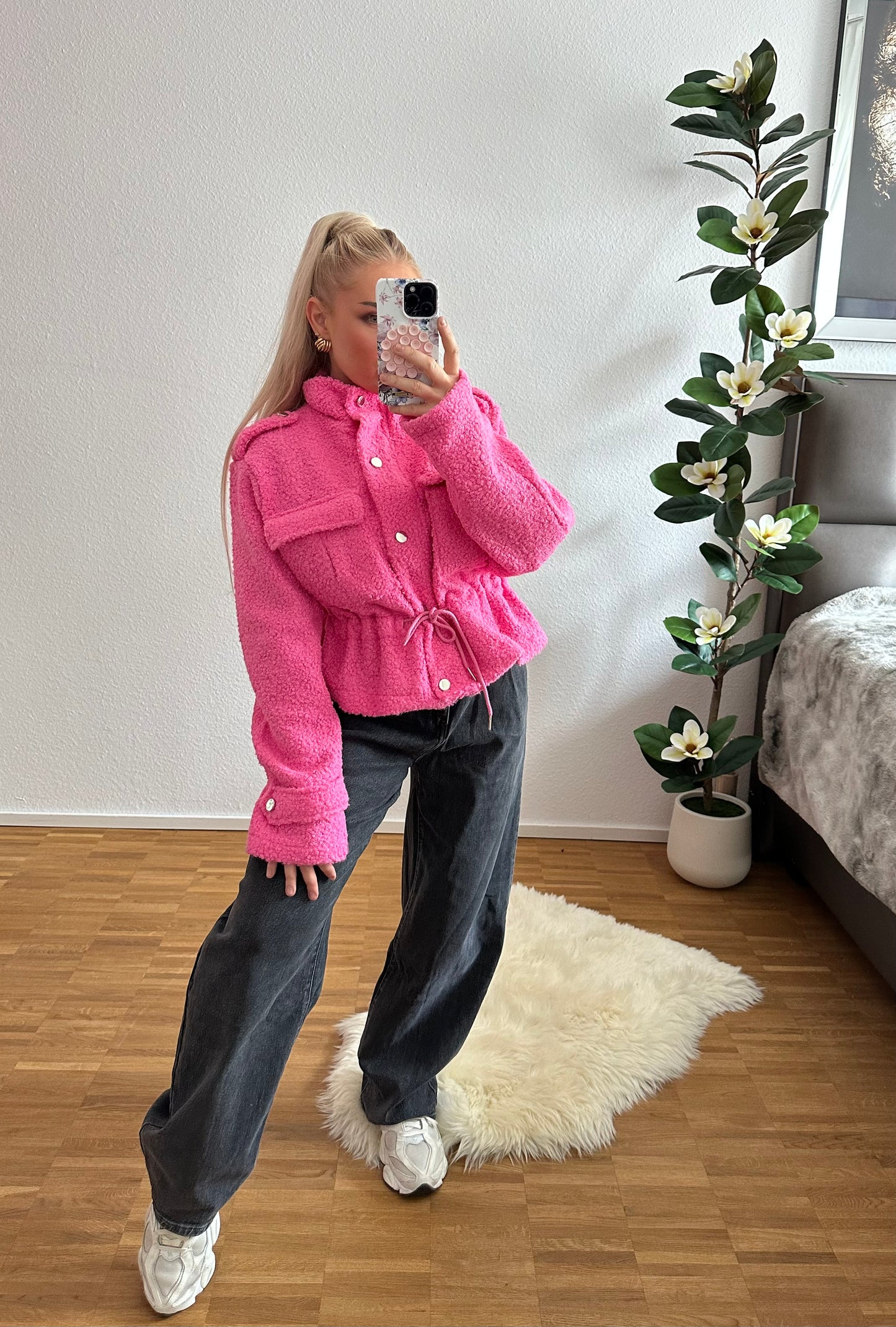Jacke Teddy 4 Farben
