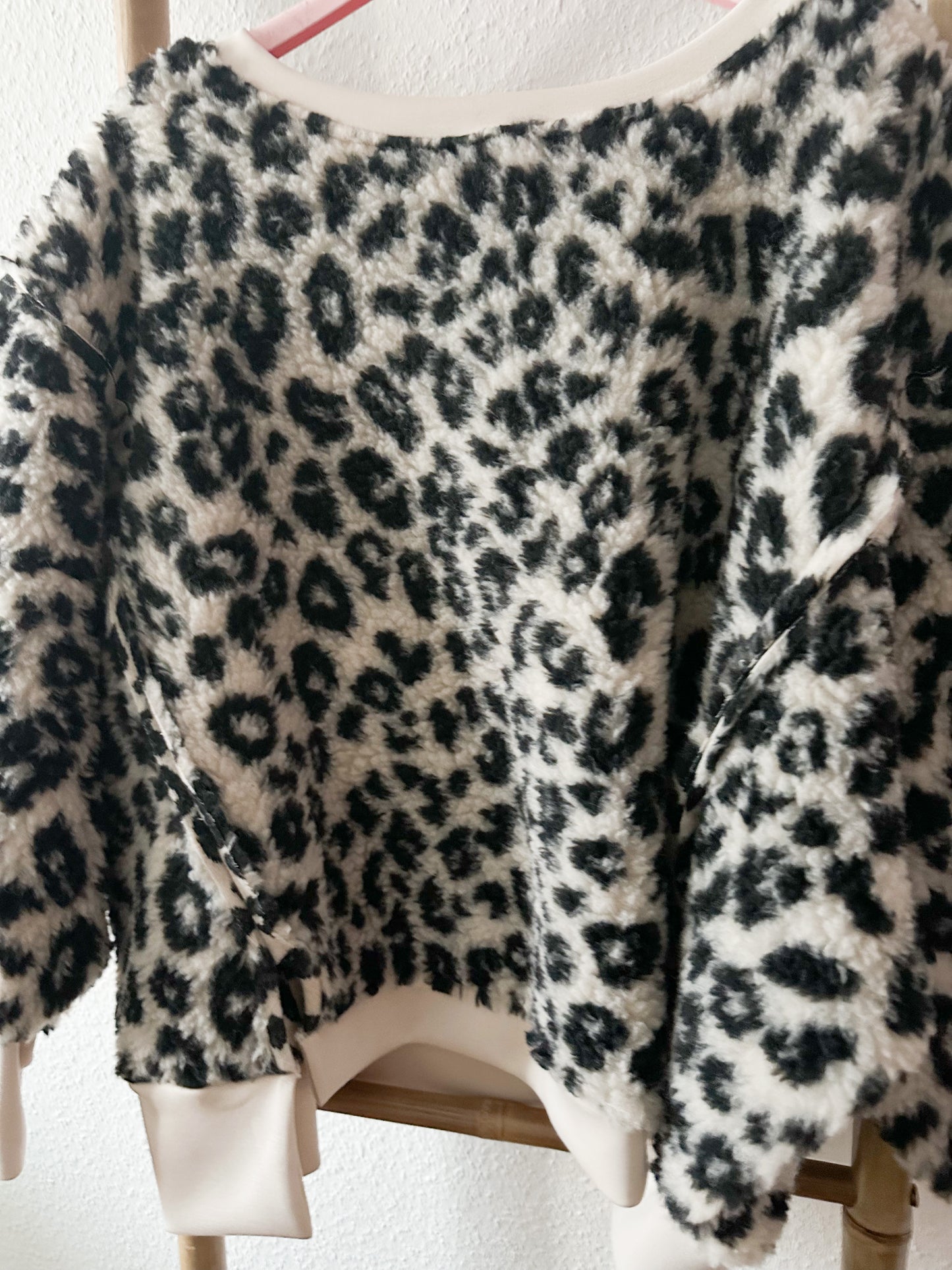 Teddy Pullover Leo Schoko 30% Wolle