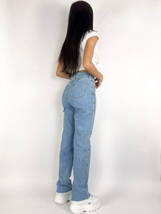 Jeanshose-Herz-Stretch