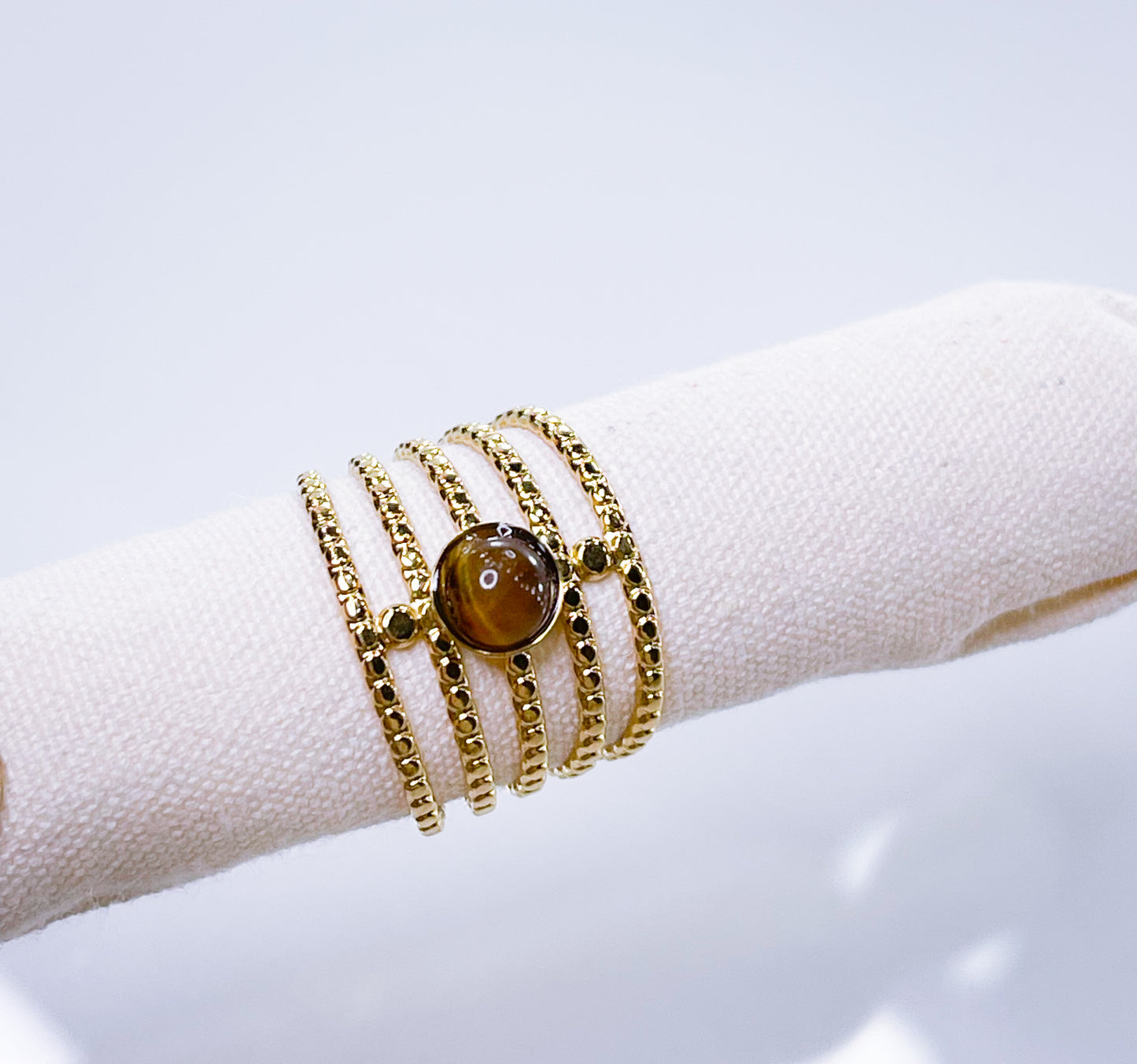 Ring-Boho 12 Farben S.Steel