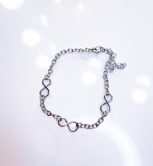 Armkette-Ewigkeit Gold&Silber