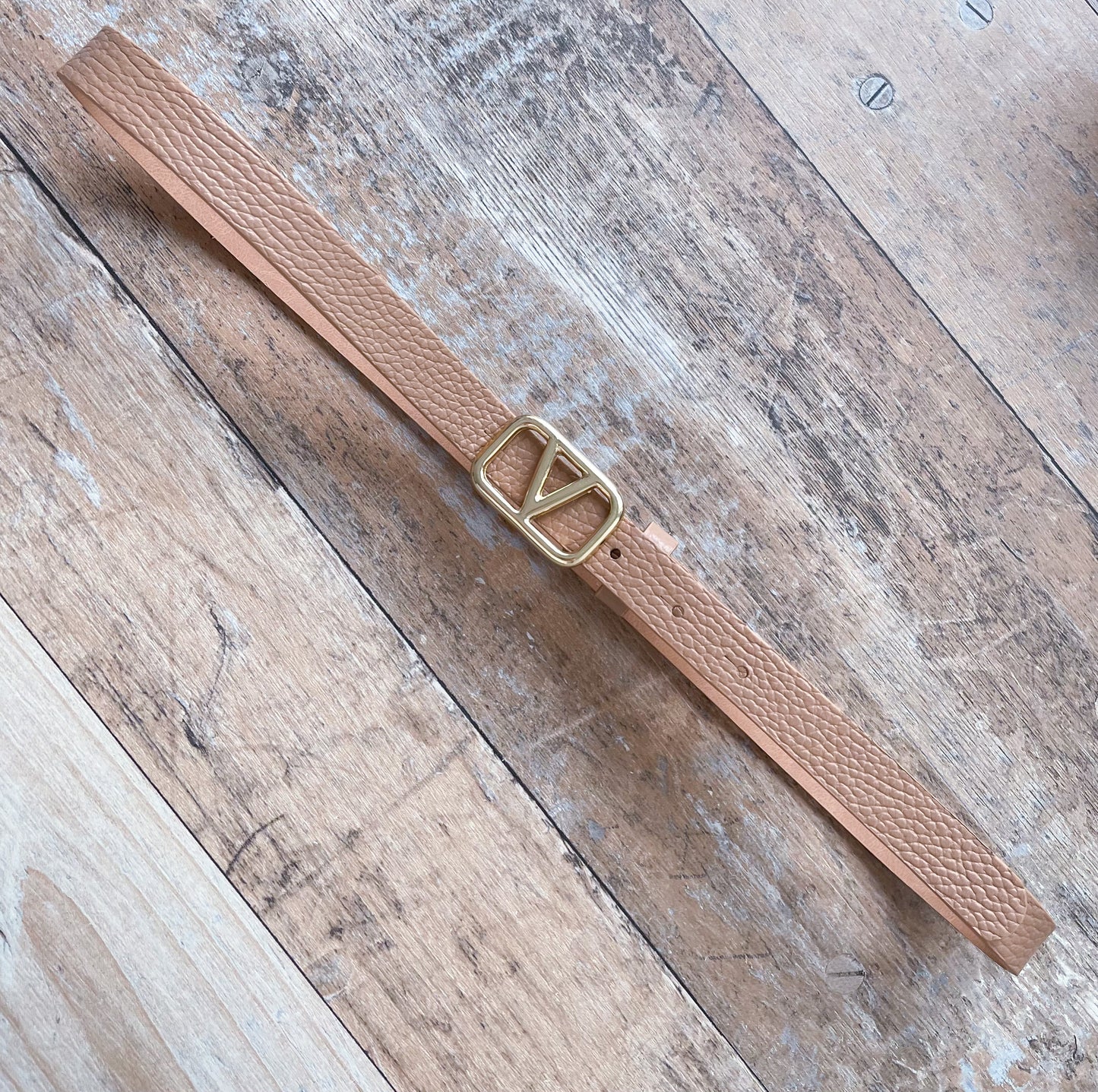 Gürtel-Leder -V dünn 3 Farben 90cm