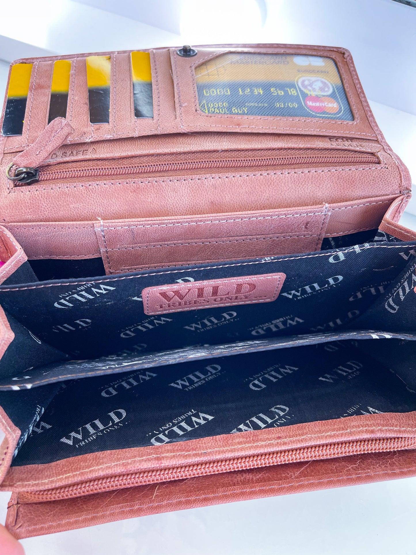 Geldbörse Vintage-Leder 3 Farben
