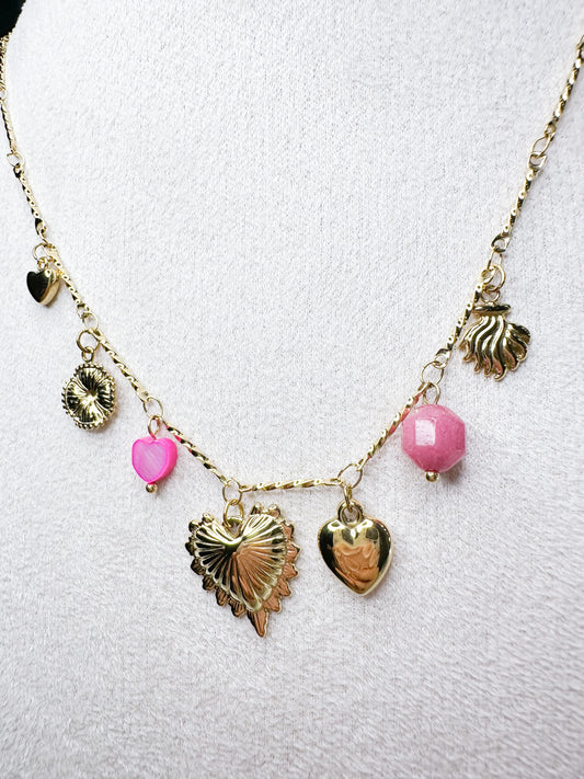 Halskette Golden Herz