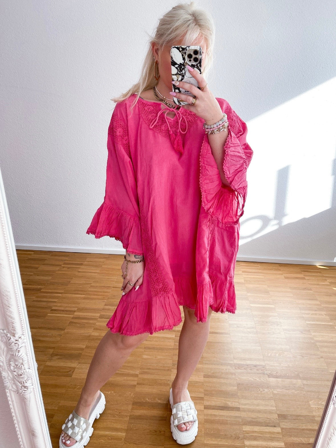 Kleid Tunika in 4 Farben