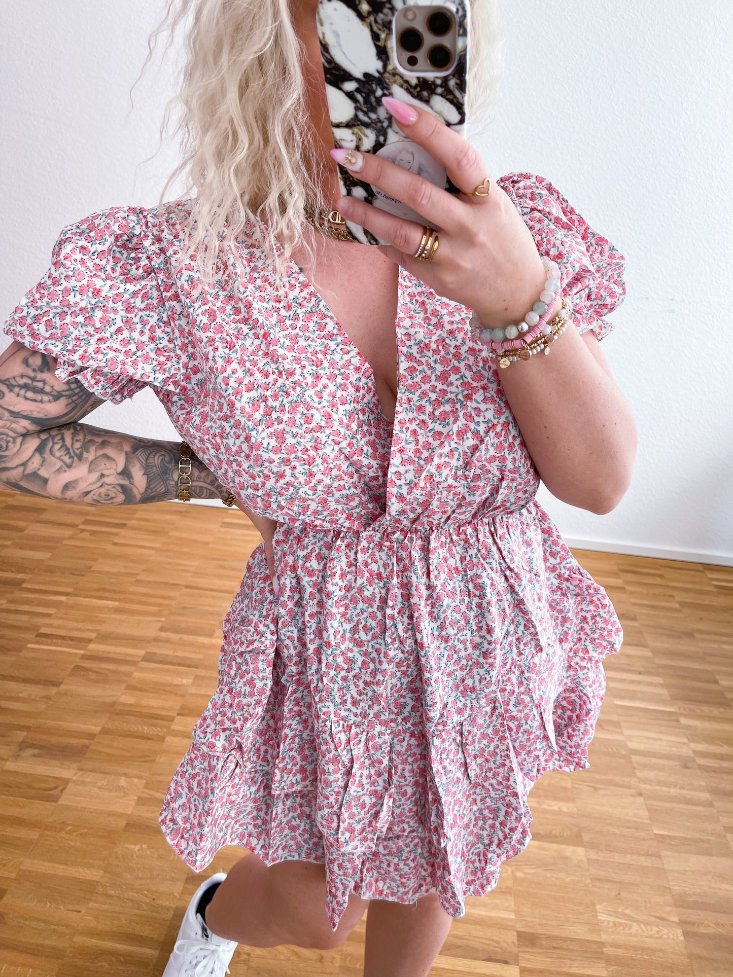 Kleid-Blümchen 6 Farben
