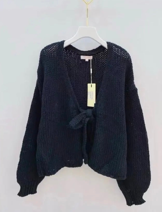 Cardigan-Frühling Schleife 3 Farben