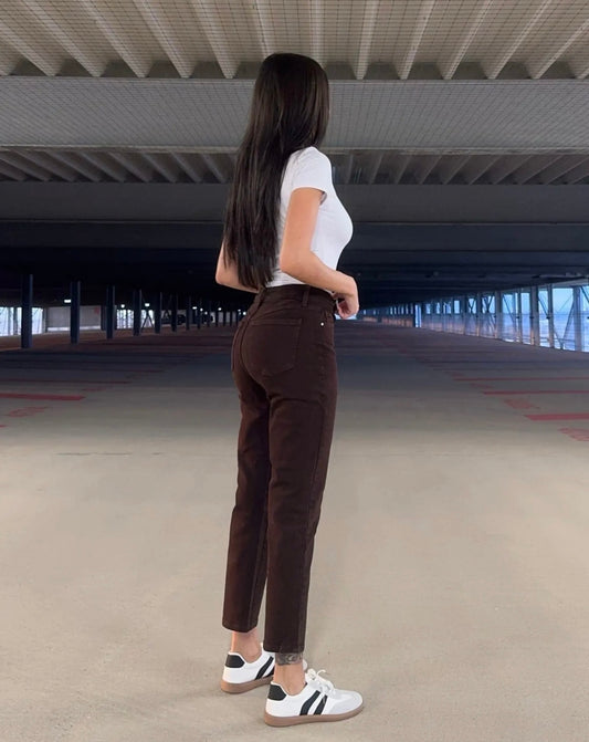 Jeanshose-MOM-Stretch 3 Farben