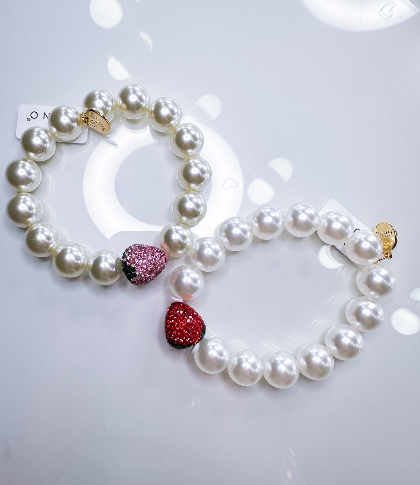 Armband- Pearl Erdbeere