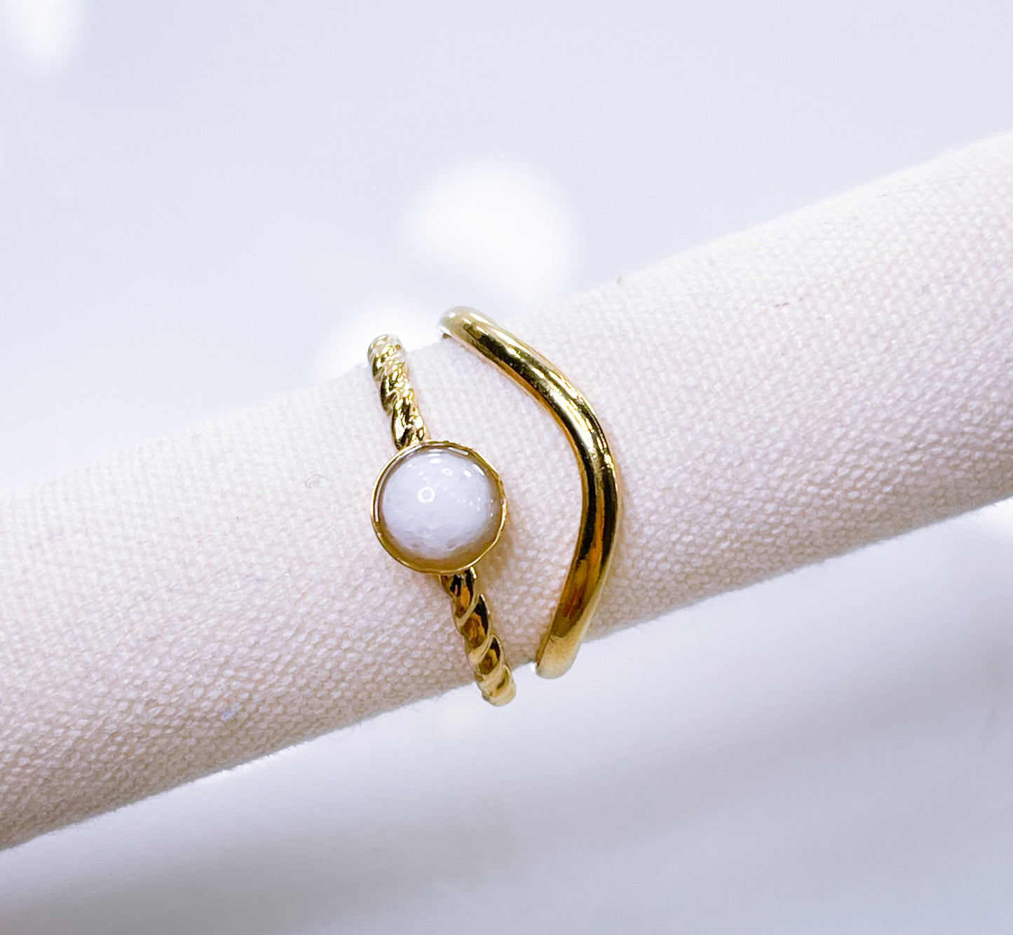 Ring-Boho 12 Farben S.Steel
