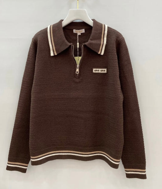 Pullover Schoko Love