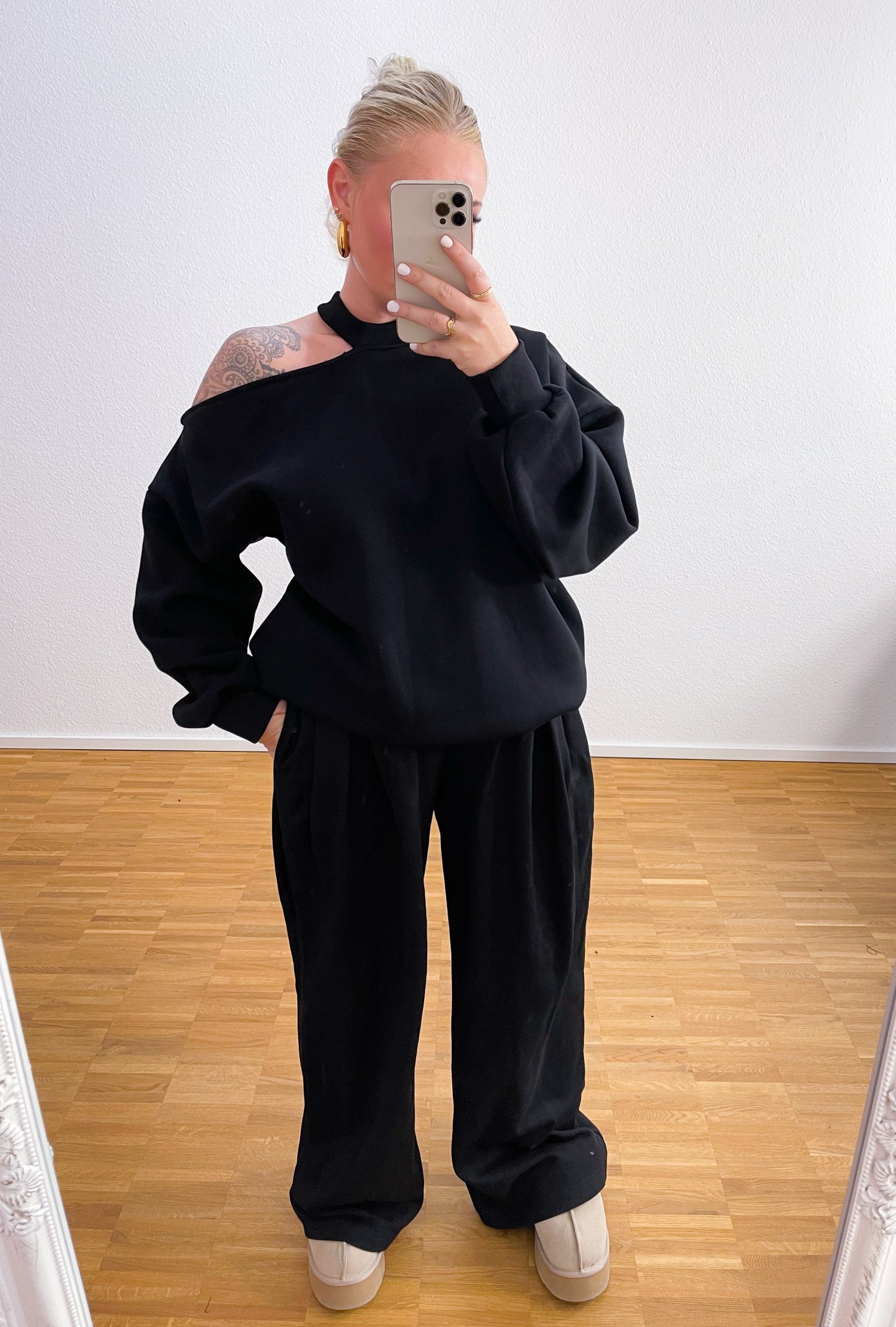 Sweatshirt-Off-Should 3 Farben