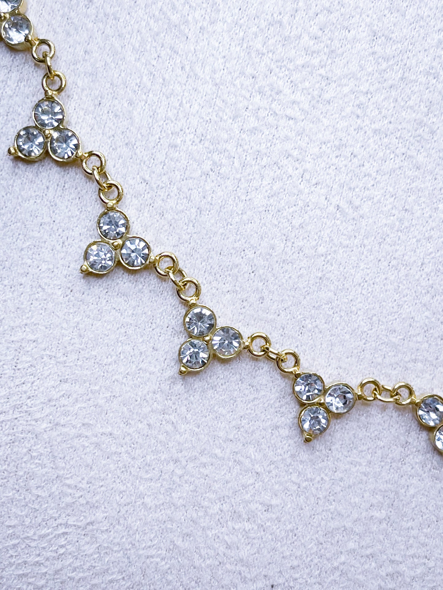 Halskette-Blue Gold&Silber