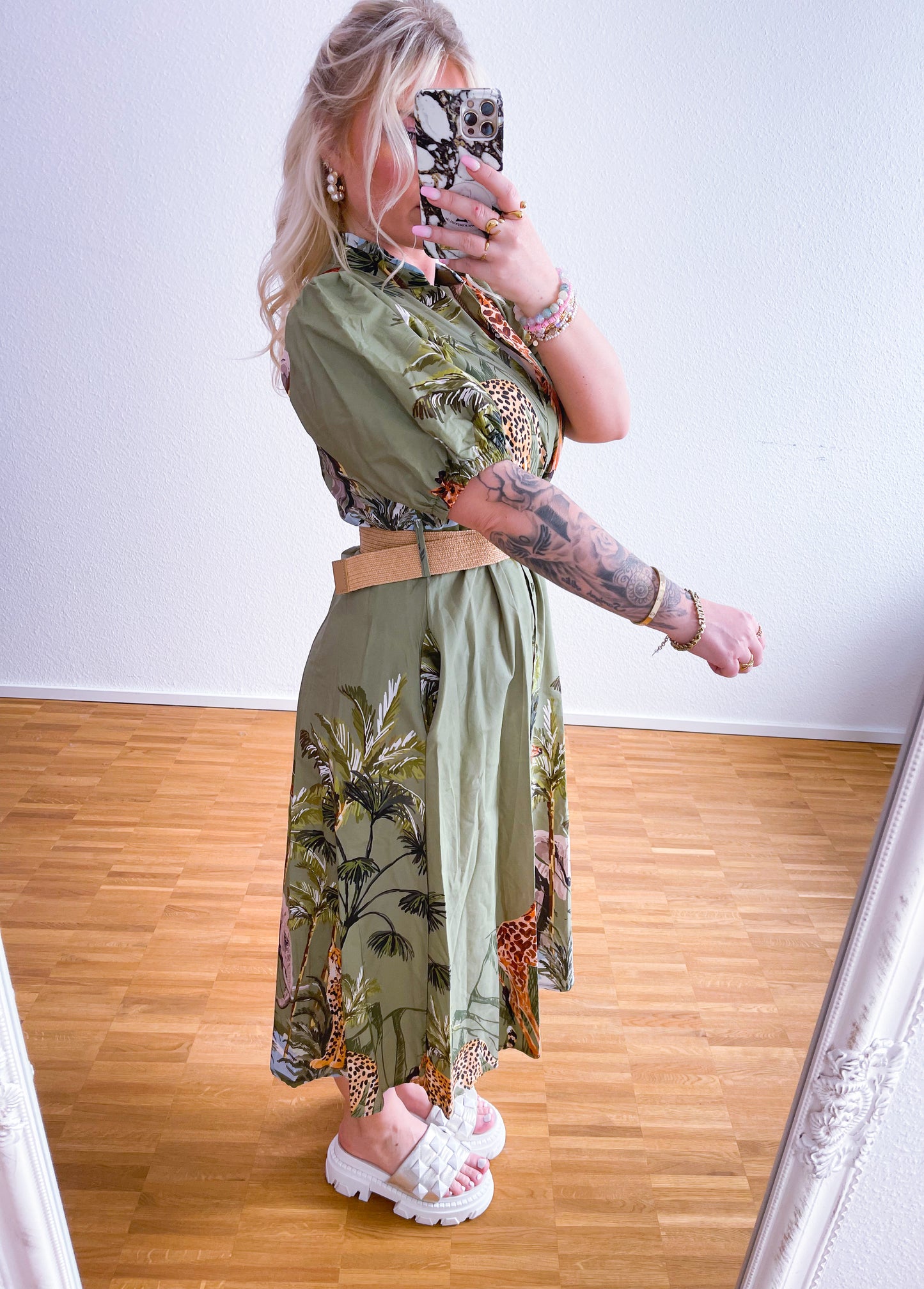 Kleid-Afrika 2 Farben