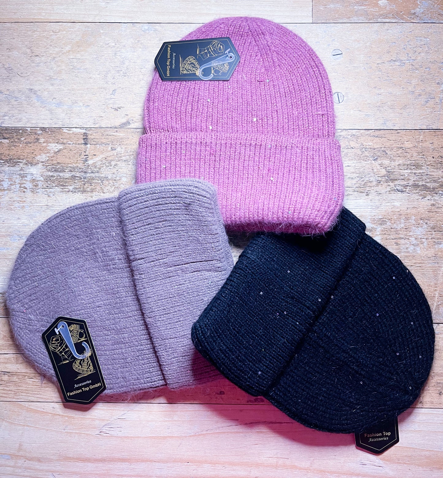 Mütze Kaninchen Luxus 70% Angora