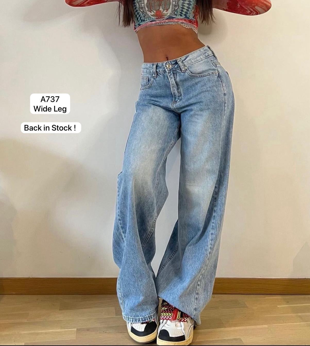 Jeanshose-Baggy Wide Leg