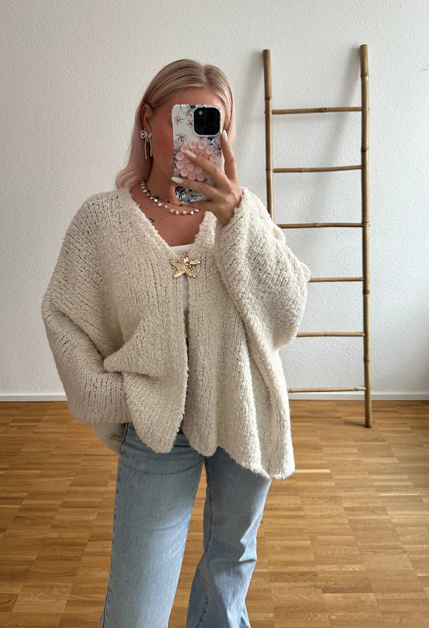 Strickjacke Teddy Seestern 5 Farben