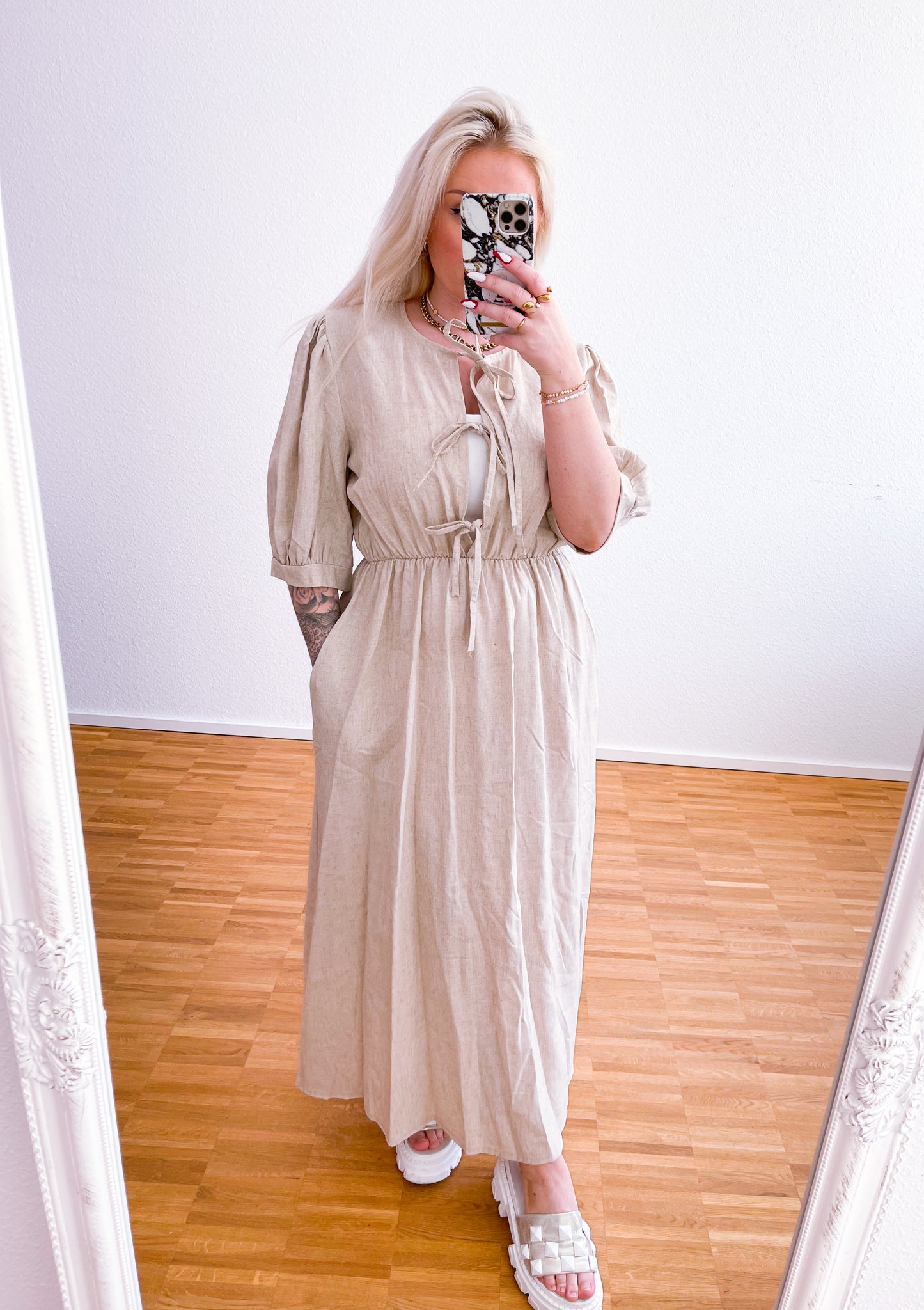 Blusenkleid-Lino